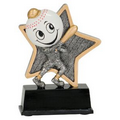 Baseball Little Pals Resin Award - 5" Tall